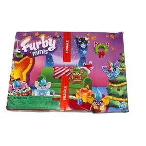Hasbro Furby Minis Festive Advent calender Edition| 24 surprises| BOX DAMAGE